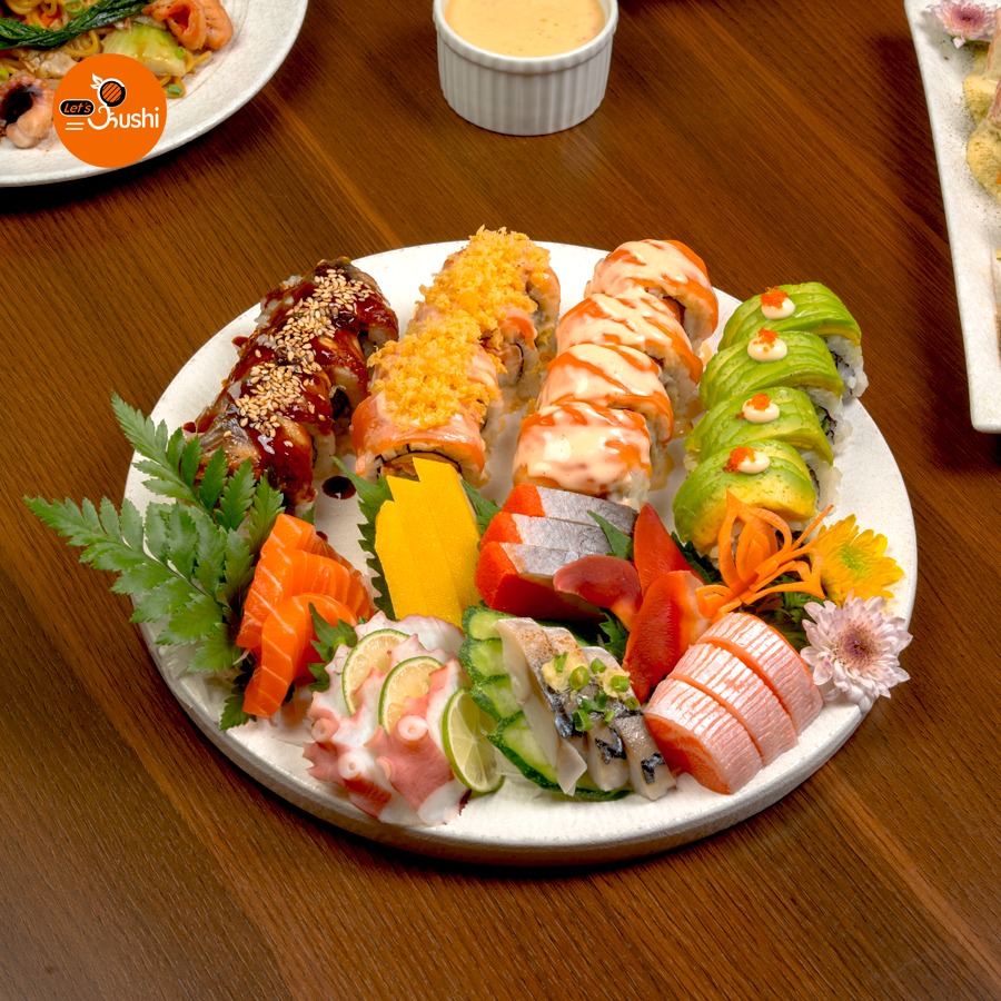 sushi ngon hà nội, món ngon hà nội