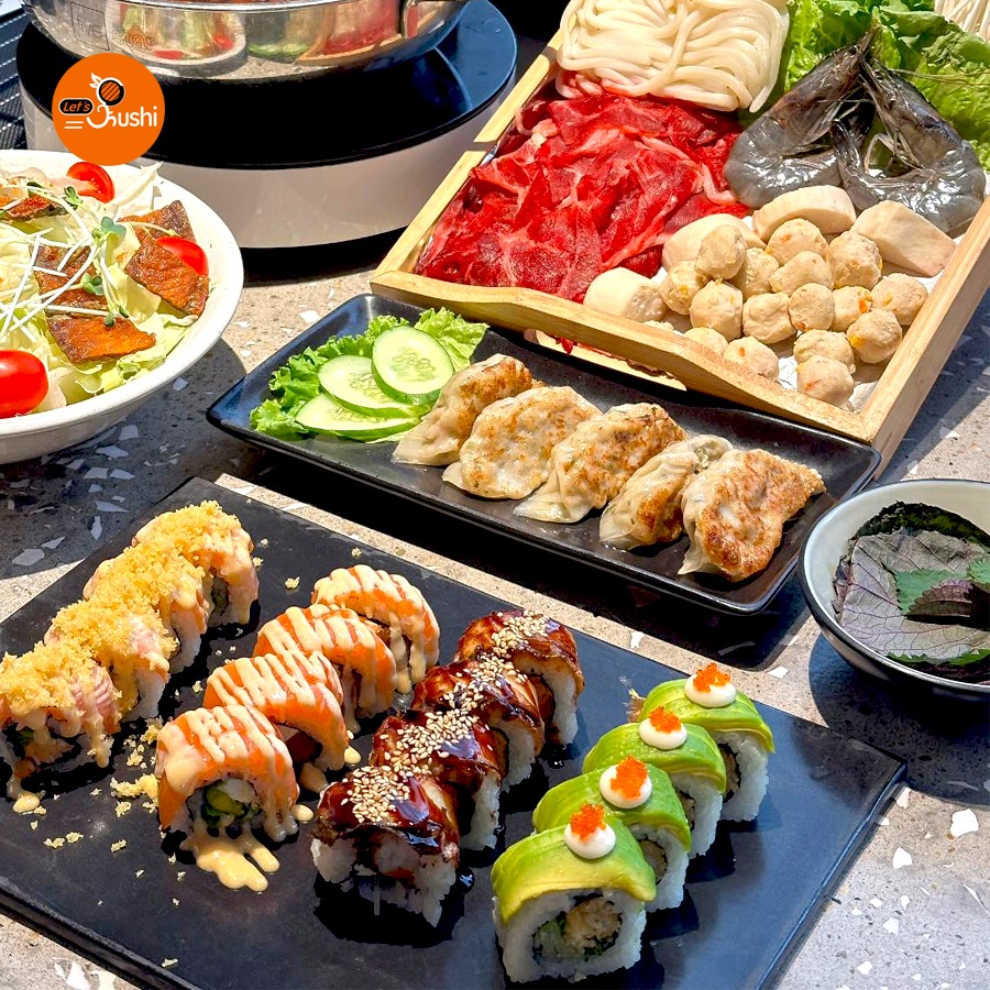 sushi ngon hà nội, món ngon hà nội