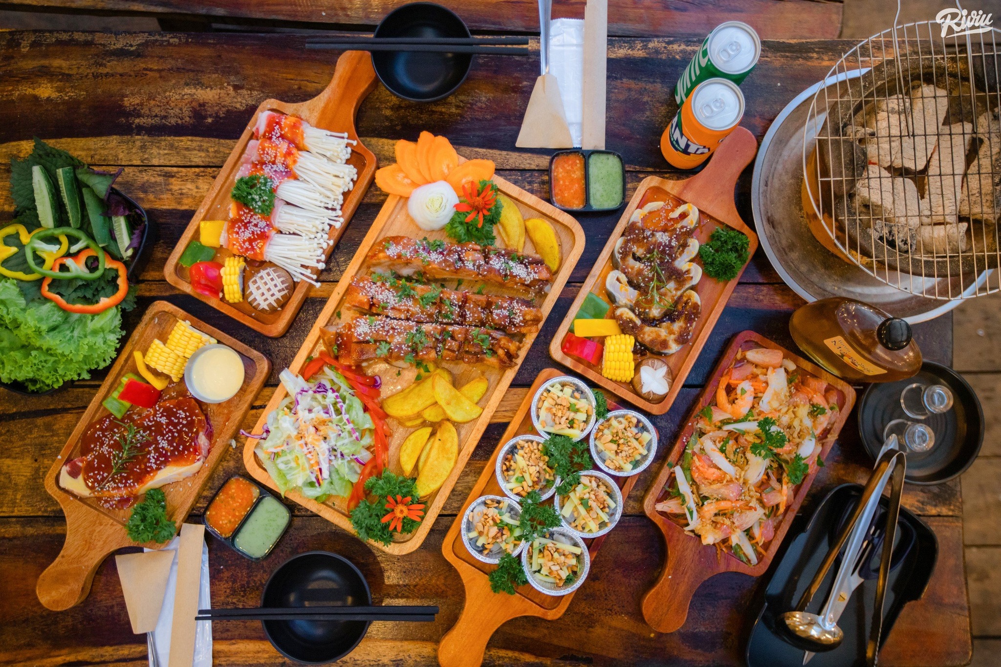 Tiệm nướng Đà Lạt nổi bật view rừng đẹp